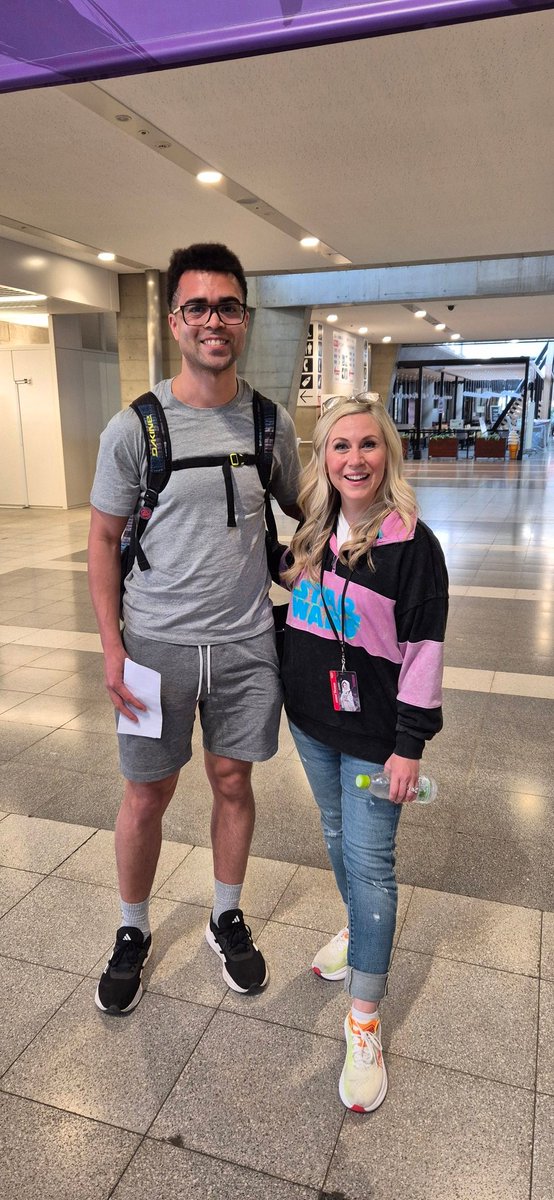 shawnwright94's tweet photo. Great first day at #StarWarsCelebrationJapan - lucky to randomly bump into Ashley Eckstein whilst picking up my tickets. Roll on tomorrow #SWCJ2025 https://t.co/5mpWV7CTqH