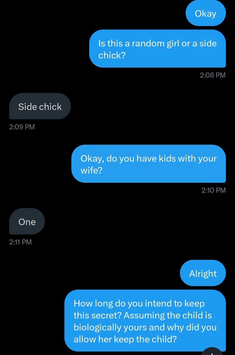 jon_d_doe's tweet photo. Please read the conversation that I had with a 40 year old married man.

Kindly recommend a good DNA center around the south east for him.

Thank you 🙏. https://t.co/tTZN1vDshu