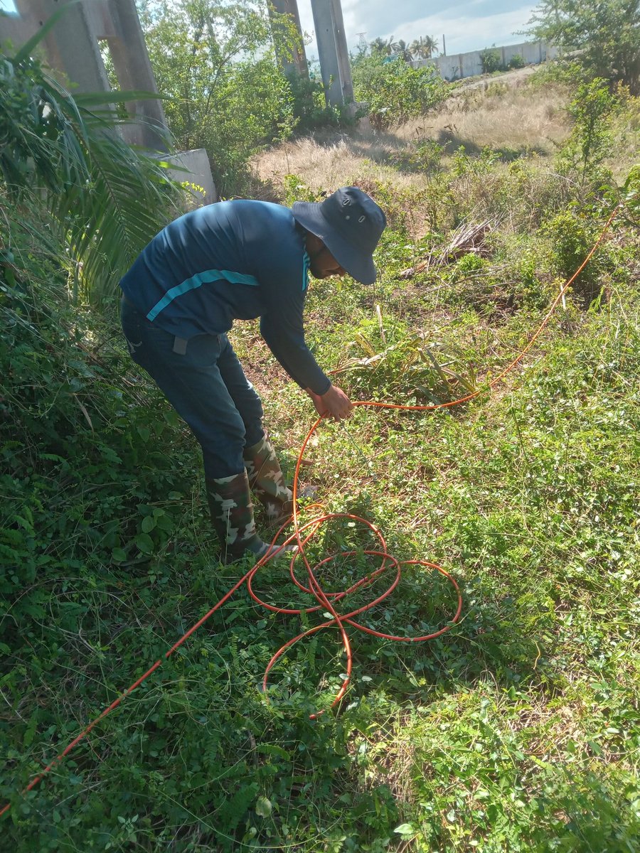 Eiphhuebgpesp4's tweet photo. Trabajos de Prospección Geofísica con el método de Tomografía Eléctrica aplicada a la búsqueda de aguas subterráneas en la Subestación Eléctrica de Cueto
#UEBG https://t.co/gzhAHDwPIP