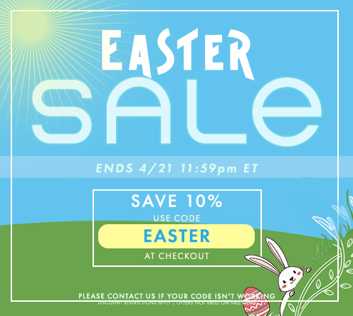 Audio46NYC's tweet photo. HAPPY EASTER!! 🪺🐰The Easter Sale is on NOW! Don't miss out on 10% off at checkout using code "EASTER" https://t.co/Cqx9jgrR6w
