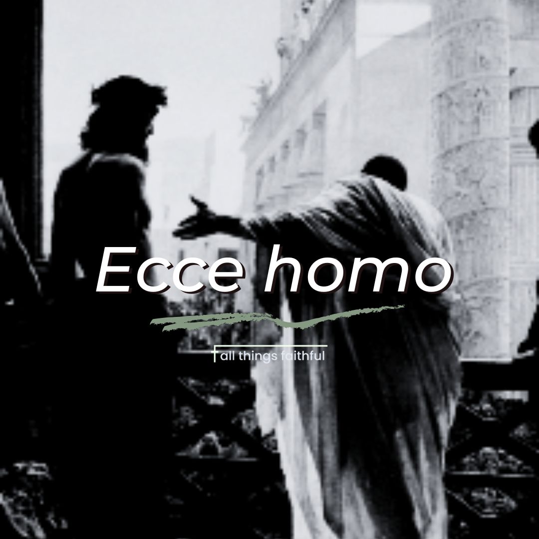 ATFaithful's tweet photo. "Ecce homo" - Pilate's proclamation to "behold the man" during this hour 2000 years ago as he presented Jesus to the mob in Jerusalem where they turned on Christ and shoted for the release of a known criminal. Times haven't changed all that much in two millenia. #Amen? https://t.co/5KI4veVplx