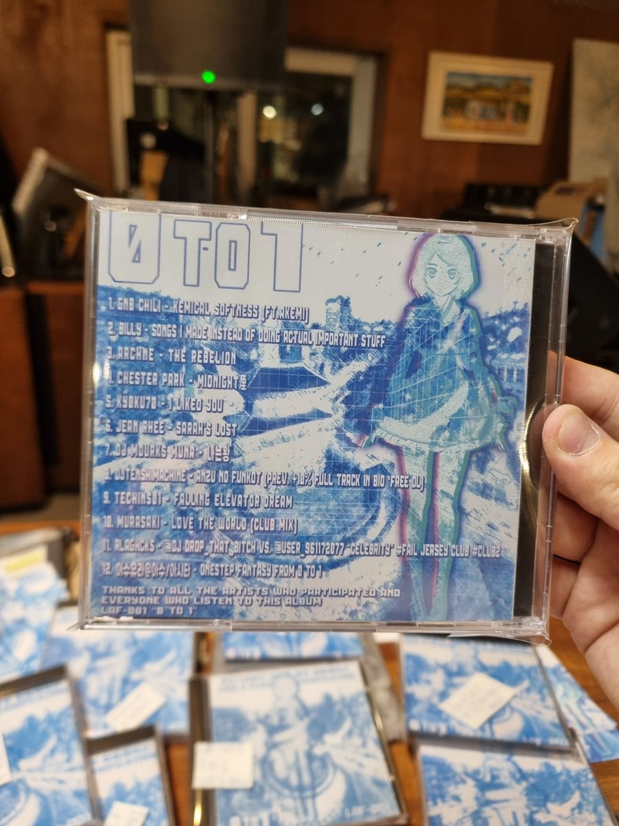 laf_NETLABEL's tweet photo. LAF-001
0 to 1 CD 제작 완료하였습니다! 
판매는 단 한장! @Hai_Community 에서 오프라인 행사때 판매됩니다! https://t.co/rlrlqqehV5