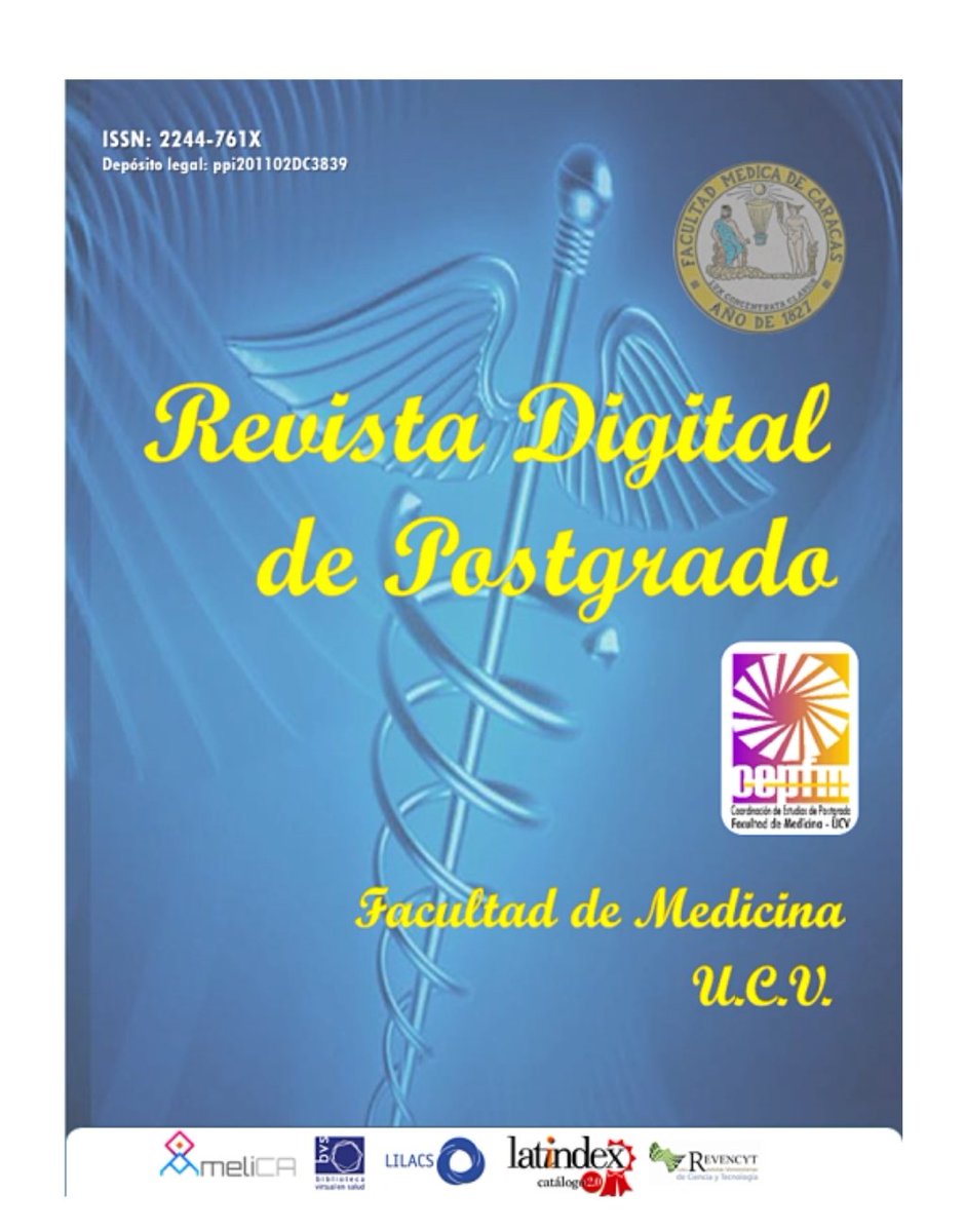 #NovedadEnSaberUCV El equipo editorial de la #Revista Digital de Postgrado, publicación de la Fac. de #Medicina #UCV, pone a disposición su reciente Vol.14 N°1 2025, en acceso abierto en el #Repositorio de la Universidad Central de Venezuela Saber UCV 🔗saber.ucv.ve/ojs/index.php/…