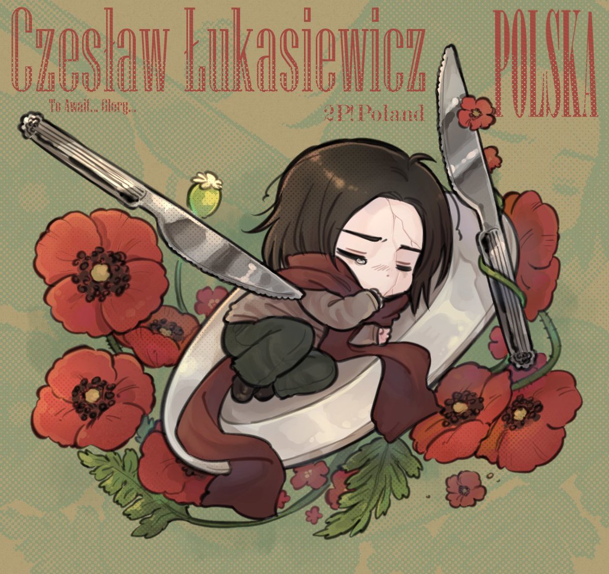 Yanmunchymochi's tweet photo. one of my favorite art pieces of Czesław
#2pヘタリア #ヘタリア #2ppoland #aphpoland #2phetalia #2ptalia https://t.co/oyw42xRCYO