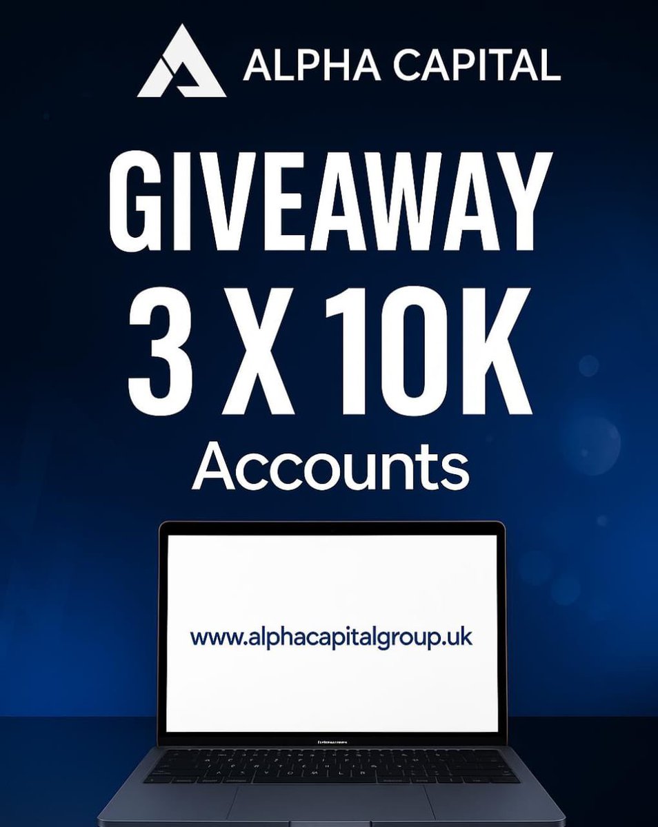 🎁 Giveaway Time. 🎁

3x10K challenges!

🔸Follow <a href="/AlphaCapitalUK/">Alpha Capital Group</a> <a href="/AlphaStats1/">Alpha Stats</a> &amp; <a href="/SealFunded/">Seal</a>  

🔸Like &amp; Repost open notifications 

🔸Like &amp; Repost Quoted Post

🔸Tag 2 friends. 

⏳72