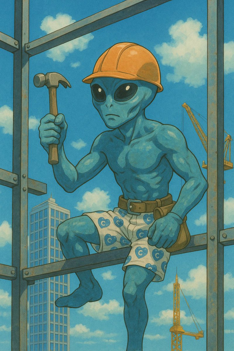 AlienBaseDEX's tweet photo. Humans of @base 

We continue to build!

We look forward to sharing updates on progress soon. 

As always, keep your eyes on the skies 👽🛸 https://t.co/Se1Eri7OTX