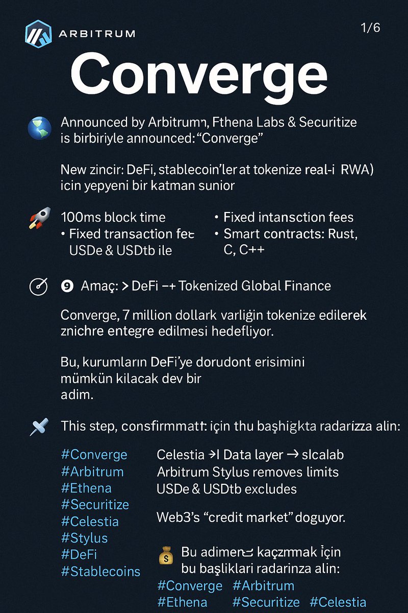 <a href="/arbitrum/">Arbitrum</a> tarafında yeni bir gelişme açıklandı, detaylar aşağıdaki flood’ da

#arbitrum #ethereum #L2 #Layer2 #Bitcoin