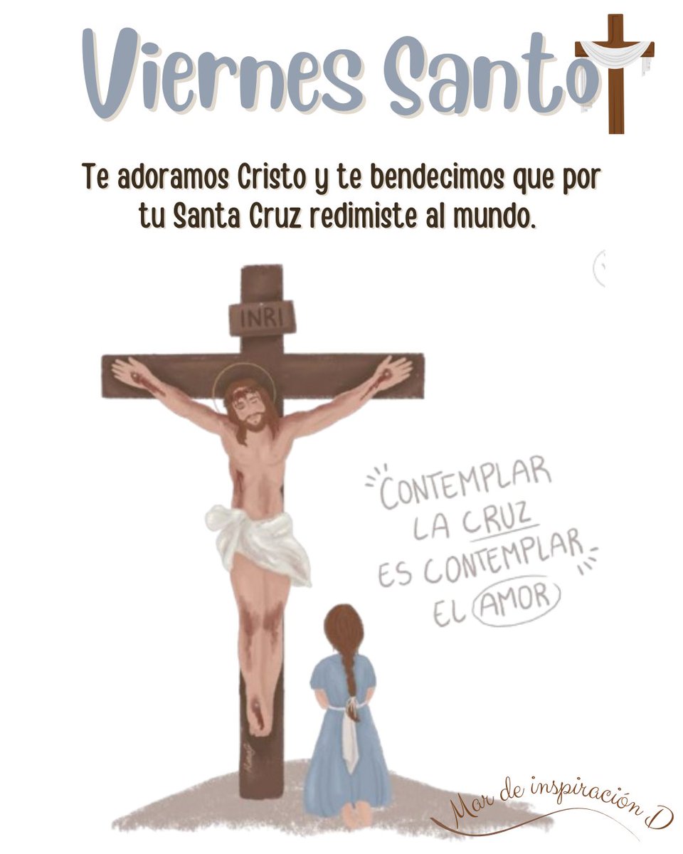 mar_deInsDivina's tweet photo. Con tu gracia y tu bendición, sé que también puedo llevar con alegría el peso de mi Cruz porque siento que tú amor me sostiene, me fortalece y me conduce por caminos de esperanzas 🙏🏻✝️🤍 https://t.co/BVWPKu0XiX