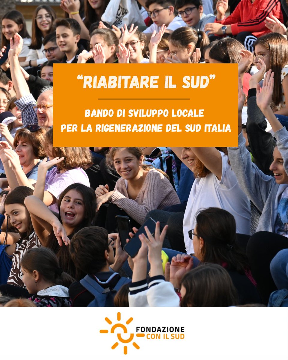 ConilSud's tweet photo. Domenica #20aprile, intorno alle 9.00, il Presidente di Fondazione #ConIlSud Stefano Consiglio sarà ospite su @Radio24_news  del programma @Sipuofare24 per parlare del bando "Riabitare il Sud". https://t.co/ZuzxsKXqgl