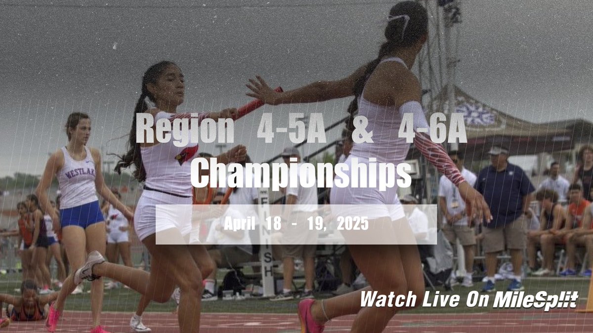 Watch the Region 4-5A and 4-6A Championships LIVE on TX.MileSplit.com 👉 accounts.milesplit.com/live/156617-20…
