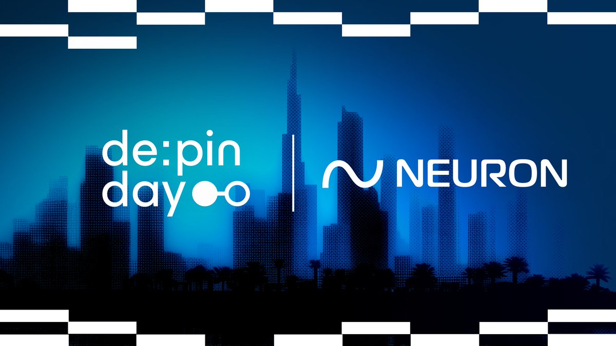 depinday's tweet image. 🤖 Machine-to-Machine Commerce is no longer sci-fi
And we’ve got someone who can prove it

We’re glad to welcome @Neuron_World as a partner at #DePINDay Dubai 🇦🇪 — already this May 1st!

Born from the need to integrate drones into real-world airspace, Neuron eliminates cloud…