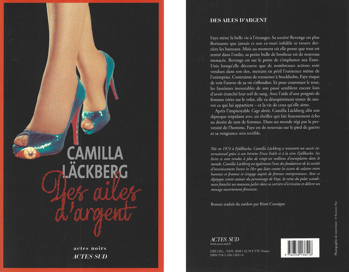 DPH67062013's tweet image. Année 2025 : Lecture N° 14

     DES AILES D&apos;ARGENT

De : Camilla LACKBERG (Suède)

Mon avis
      Comme d&apos;habitude : Super

#livrelu #lecture2025 #livrelu2025