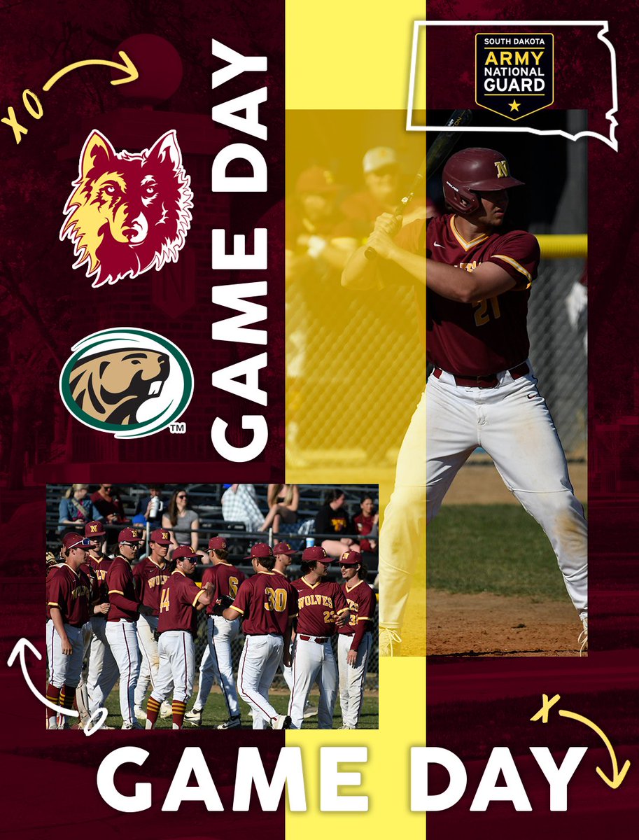 #GoWolves (@wolvesathletics) on Twitter photo #GameDay ⚾
<a href="/NSUWOLVES_BS/">Northern State Baseball</a> 🆚 Bemidji State
⏰ 12 PM
📄 nsuwolves.com/news/2025/4/14…
📊 bsubeavers.com/sidearmstats/b…
🎥 nsicnetwork.com/nsuwolves/
📍 Bemidji, Minn.
#GoWolves🐺 | #maroonNgold🐾 #GameDay ⚾
<a href="/NSUWOLVES_BS/">Northern State Baseball</a> 🆚 Bemidji State
⏰ 12 PM
📄 nsuwolves.com/news/2025/4/14…
📊 bsubeavers.com/sidearmstats/b…
🎥 nsicnetwork.com/nsuwolves/
📍 Bemidji, Minn.
#GoWolves🐺 | #maroonNgold🐾