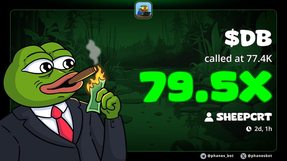 DrTime_Memecoin's tweet photo. Real talk fam… I’ve been cookin’ like a madman lately 🔥

This kitchen’s on FIRE:

$DB: $77k → 6.13M (x79) 🐉

$rick: $31k → 290k (x9.3)

$Hertz: $30k → 228k (x7.6)

#2colors: $135k → 1M (x7.4)

$early: $39k → 156k (x4)

#badcoin: $25k → 65k (x2.6)

Today’s spice:

$peepo: $210k → 819k (x3.9)

#ƎԀƎԀ: $55k → 187k (x3.4)

#RETRUMP: $68k → 251k (x3.7)

#WATCHOUSE: $20k → 80k (x4)

All dropped LIVE inside the bunny trap: https://t.co/cWCpxf6bhk 💸