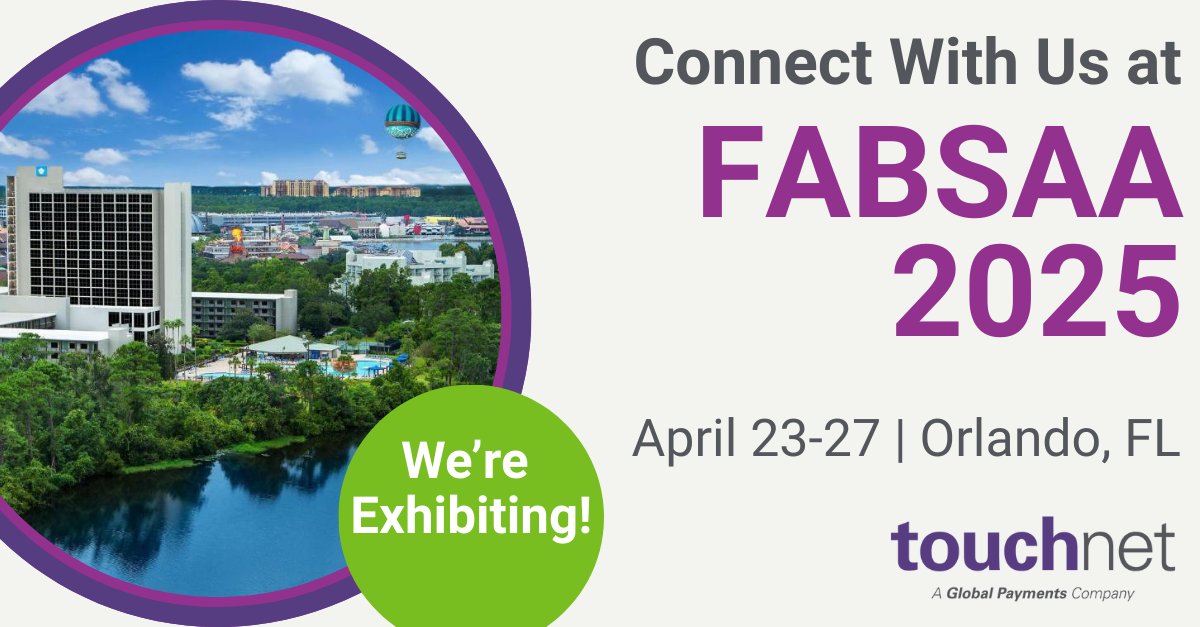 We're proud to be a Gold Sponsor of FABSAA 2025!

Stop by our exhibitor table to learn more about TouchNet's solutions for simplifying the business of higher education.

Can't make it? Learn more about our Student Finance solutions here &gt;&gt;&gt; bit.ly/4j9h6I9