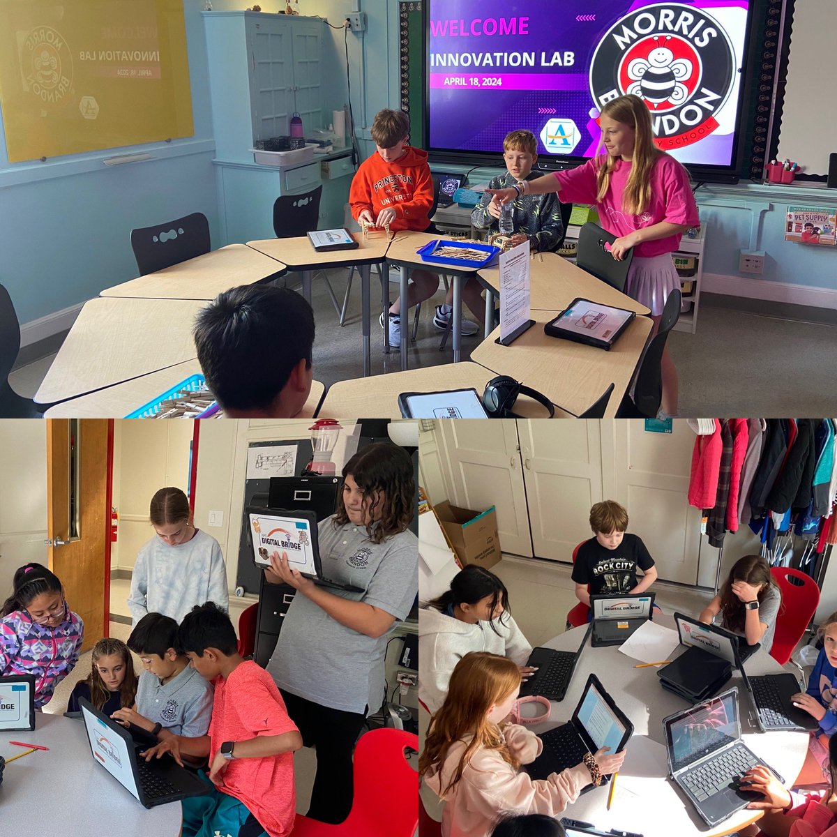 Innovation Lab is OPEN!! 💡 🖥️ 🧠 
<a href="/SenoraEstrada/">Señora Estrada</a> <a href="/MorrisBrandonES/">Morris Brandon Elementary School</a>