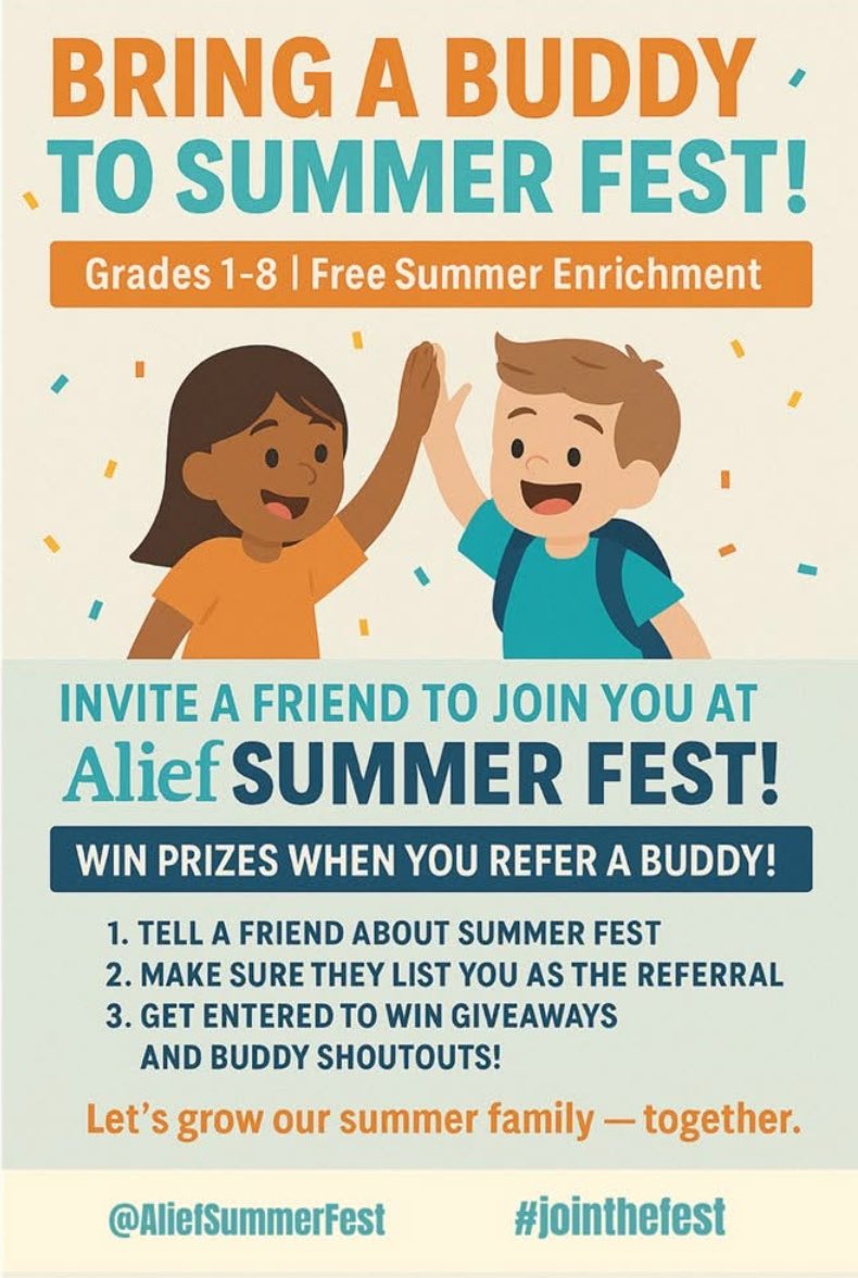 AliefSummerFest's tweet photo. PRIZES = Bikes. Flat screens. ALL that.
Invite a friend to Alief Summer Fest & get entered to win big!
The more buddies you bring, the more chances you have!
#AliefSummerFest #BringABuddy #JoinTheFest #AliefPride https://t.co/J9ISDdoUTZ
