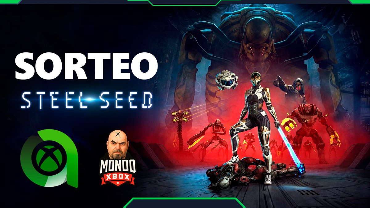 @AreaXbox y un servidor os traemos el sorteo de una copia digital de Steel Seed para Xbox, el juego se concederá a la persona ganadora el dia 22 de abril de 2025 que cumpla los siguientes requisitos:
➡️Seguir a ambas cuentas @AreaXbox y <a href="/MondoXboxEsp/">MondoXbox</a> 
🔁que haga repost y le de a