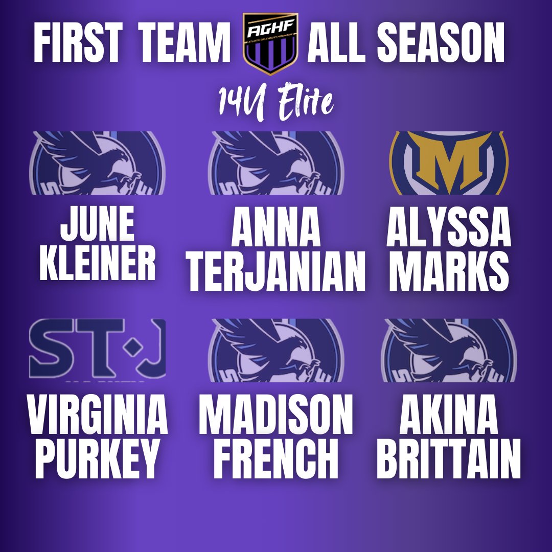 🏒🔥 14U ELITE FIRST TEAM ALL-SEASON! 🔥🏒

These players brought their A-game all season long, earning a spot on the 14U Elite First Team All-Season! 💪🏆 

👏 Congrats to this standout group! Drop a 🔥 in the comments to celebrate their achievements!