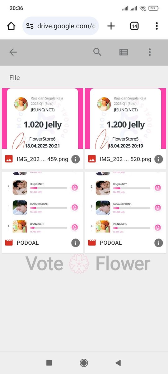 voteFlower_S2's tweet photo. •180425•

SOLD 💮
2.220 jelly Podoal sold for #JISUNG King Of Kings 

Purchased by @parkjwisung_

Thank you so much for buying and trusting me ♡

#proof_voteflower https://t.co/qthOgHmPnA