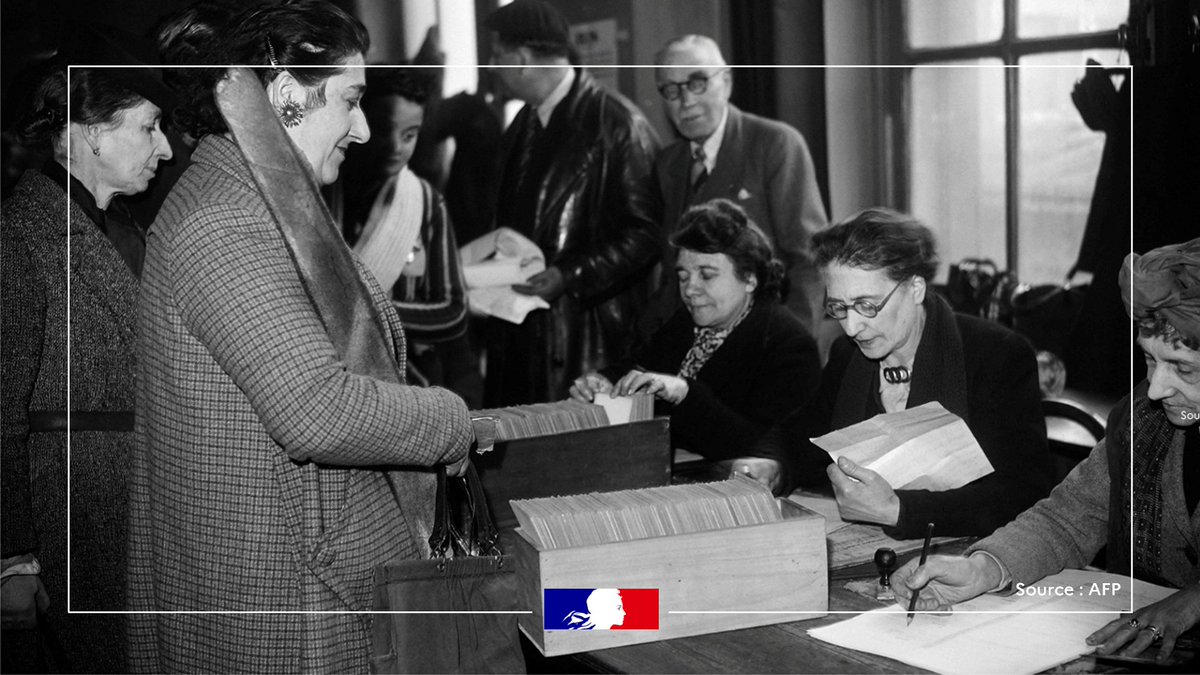 Ce 29 avril 2025 marquera le 80e anniversaire de la première participation des femmes françaises à un scrutin électoral 🇫🇷

Retrouvez une sélection de ressources documentaires et pédagogiques pour aborder avec vos élèves cet évènement historique ⤵ 

eduscol.education.fr/4203/le-29-avr…