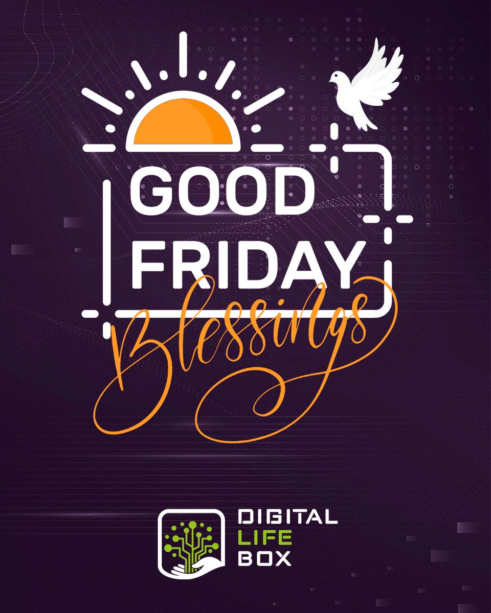 DigitalLIFEBox_'s tweet photo. On this Good Friday, we remember what truly lasts—

Not status.
Not stuff.

But love, sacrifice, and the quiet legacy of a life lived with care.

May today bring peace, pause, and purpose.

#GoodFriday #LegacyOfLove #DigitalLIFEBox https://t.co/geoCn0Hycb