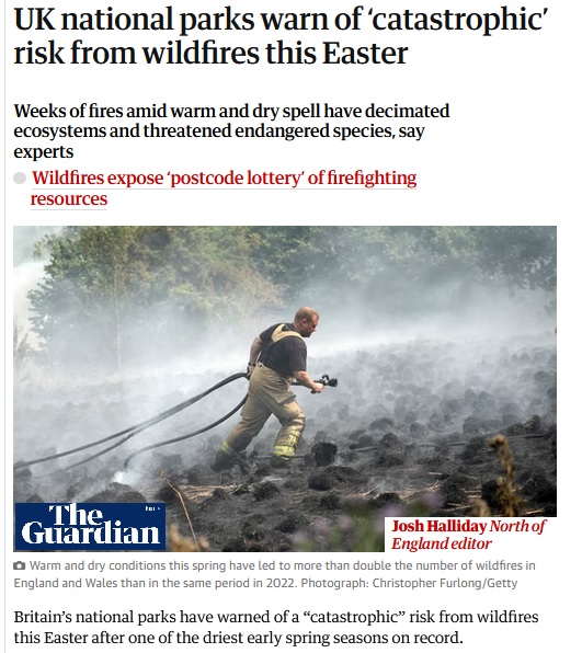 Catastrophic wild fires in the UK????
Not in Greece or Spain or Portugal
In the UK!!!!
Sign of climate times

#WakeUp and #StopDrillingBaby

theguardian.com/environment/20…