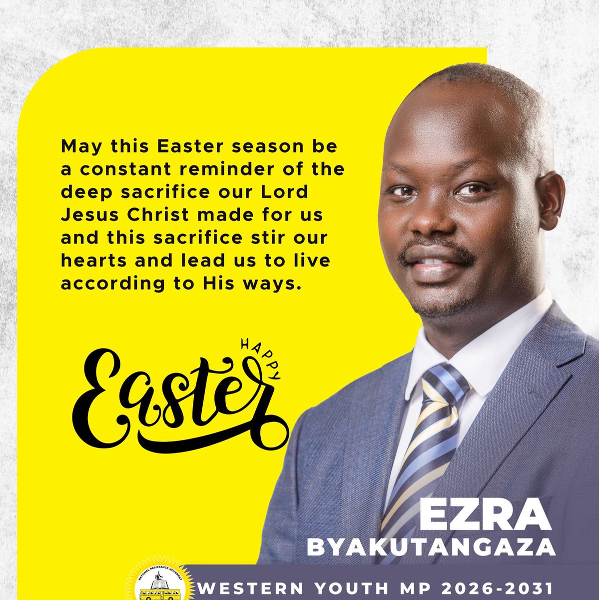 TheMosesguy's tweet photo. Happy Holidays from our Honorable. 

@AkoRaGye69 
@LeonOmwine https://t.co/Gw02L0YsoO