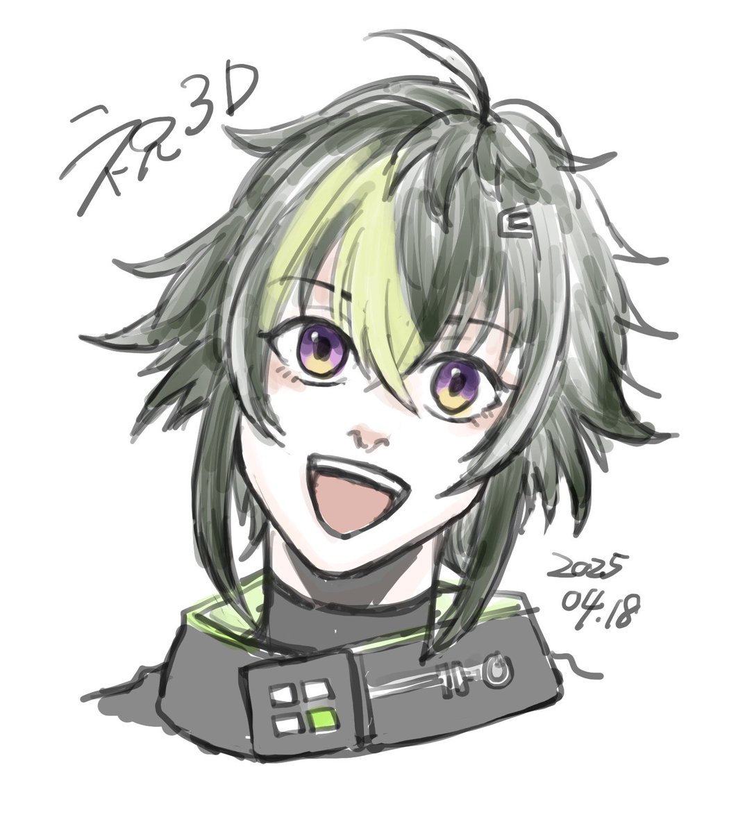 「3D 」|誰何のイラスト