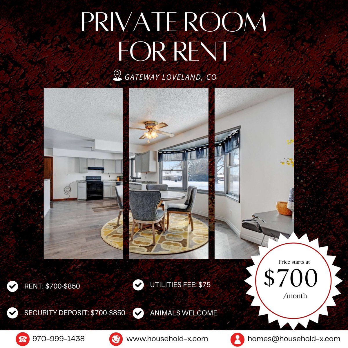 📍Gateway Loveland, CO! 

Discover affordable, sustainable room rentals with Household-X! 🌿✨ 
DM now! 👉 Household-X.com 

#HouseholdX #CoLiving #SustainableLiving