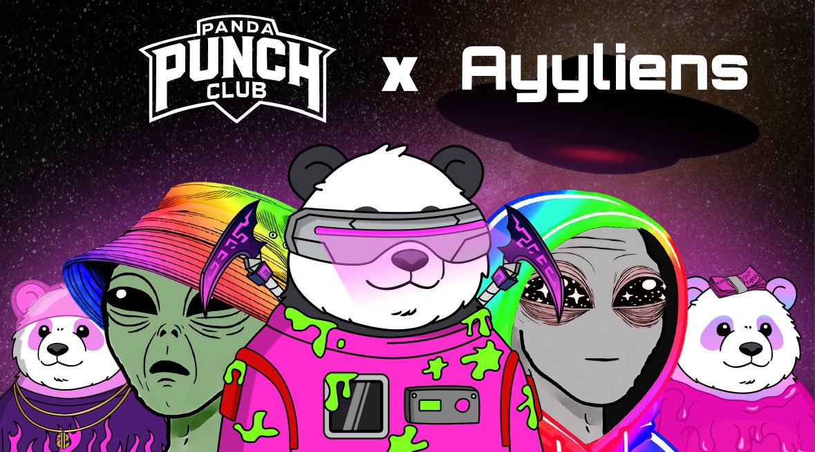 Panda x Ayyliens 🐼👽

Celebrating Upcoming $SUI Mints 🚨

WIN 5 Panda WL + 5 Ayyliens WL 🎟️

RT♻️ Follow us &amp; <a href="/suiayyliens/">Ayyliens</a> 🤝 Tag a Friend🫂