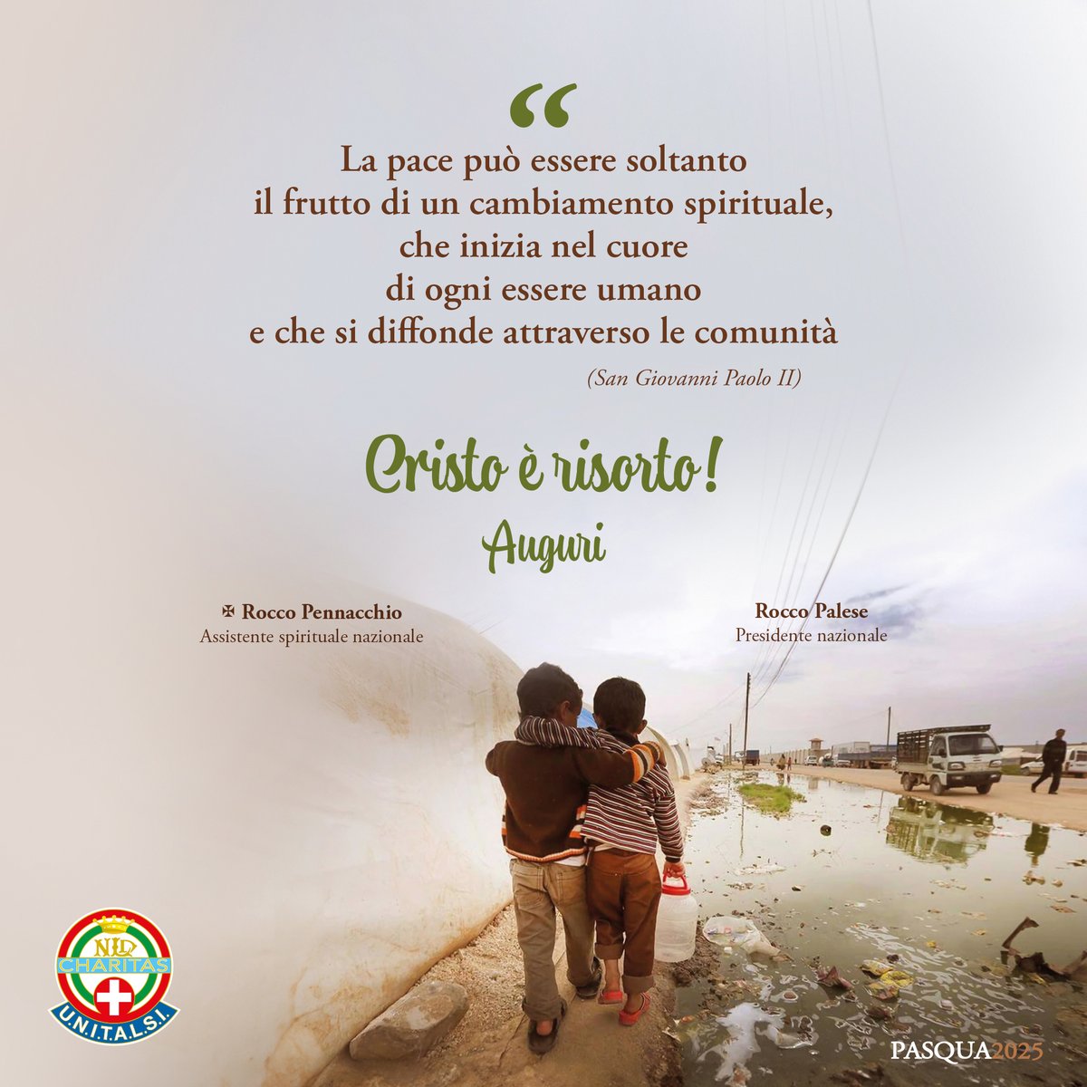 Ecco il nostro augurio: Cristo è Risorto! 
#unitalsi #pasqua