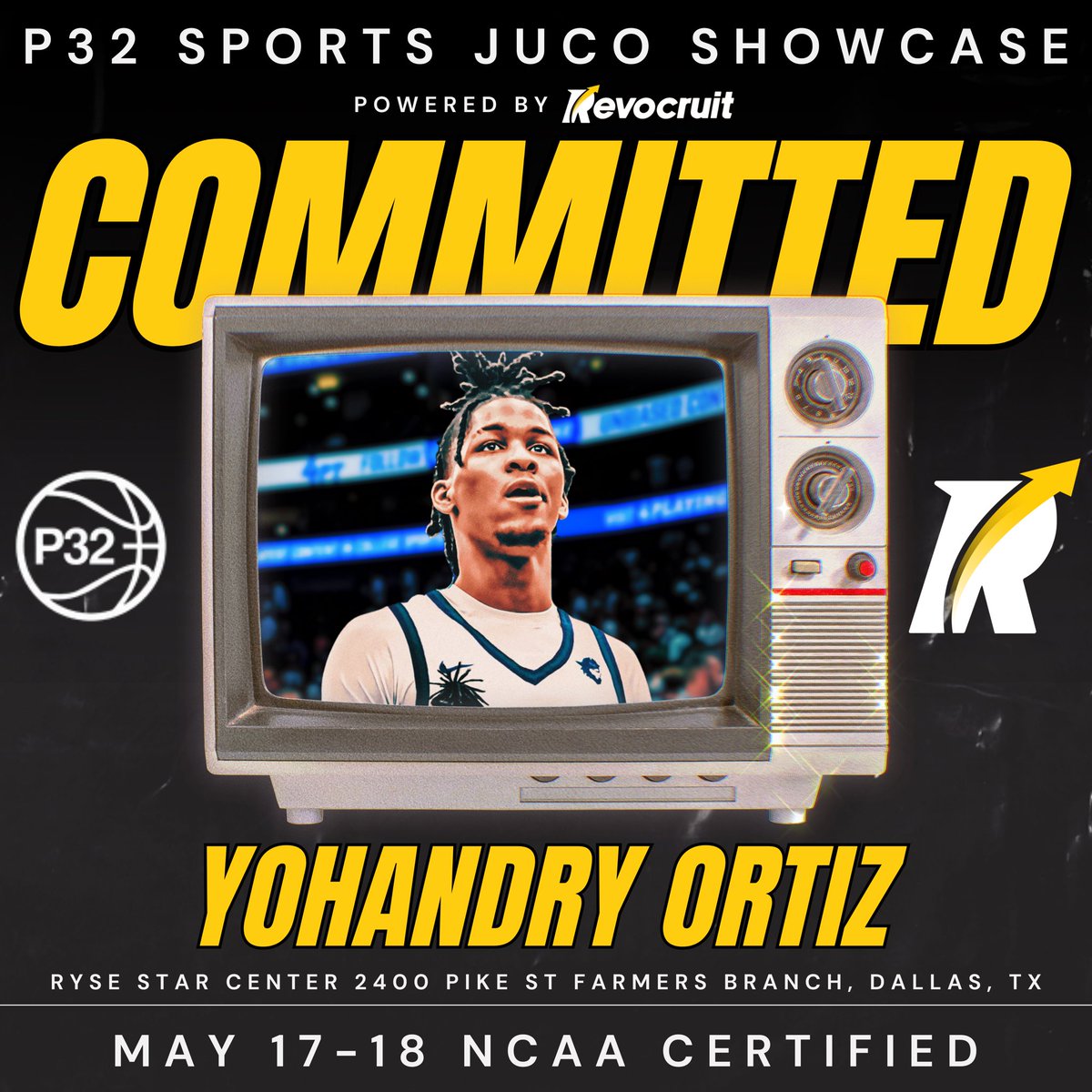 JC Event Commit: Yohandry Ortiz, a recent Florida Southwestern commit, is officially locked in for the New Balance P32 Sports JUCO Showcase, powered by Revocruit.

This NCAA Certified event takes place May 17–18 at the Ryse Star Center.

📍2400 Pike St, Farmers Branch, TX

#JC4PT