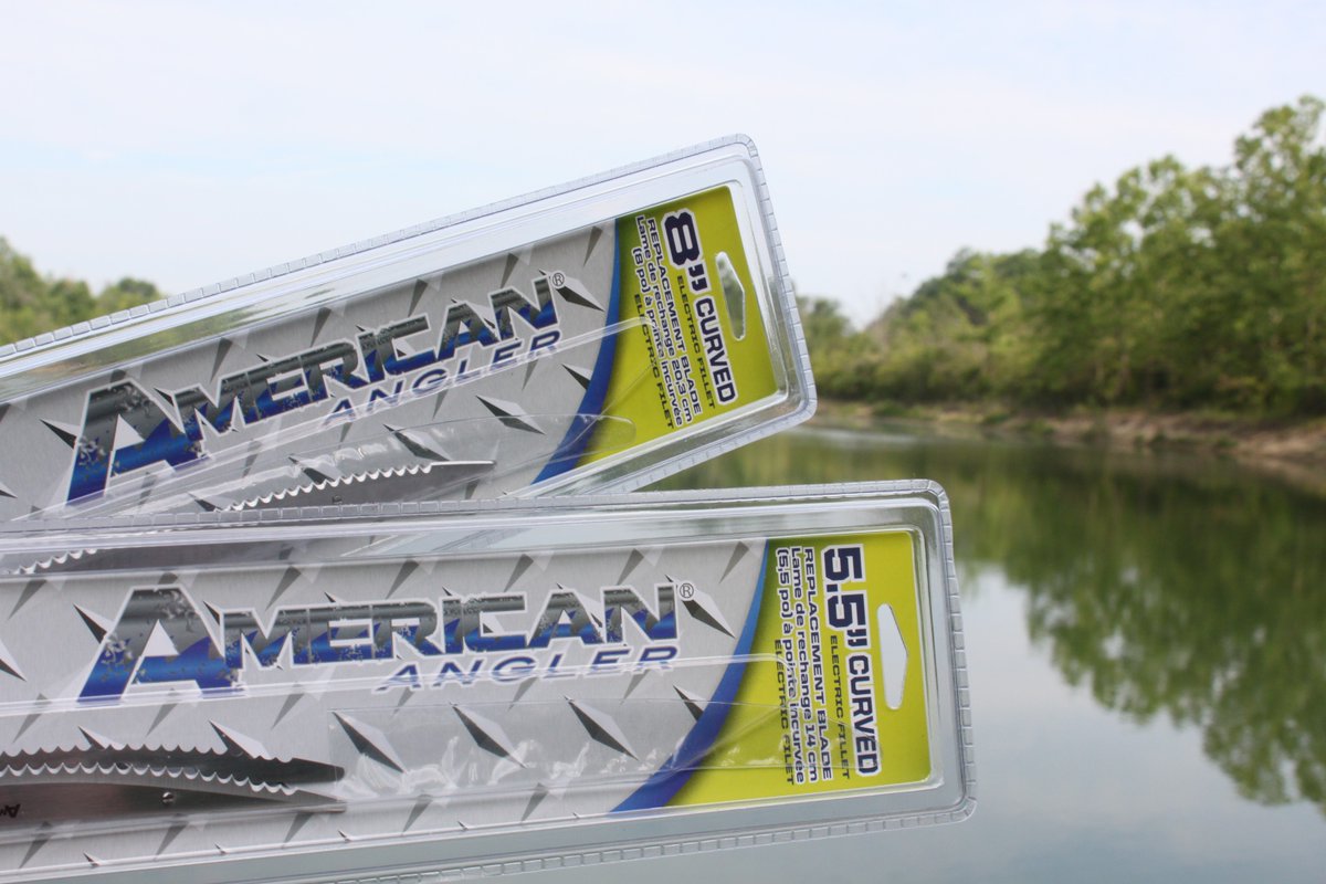 AA_Fishing's tweet photo. For your big catches, small catches, and everything in between, American Angler has you covered. We have blades as big as 10’’ and a small as 5.5’’.  #5Blades #FilletBigOrSmall https://t.co/GTnLHf2VOV