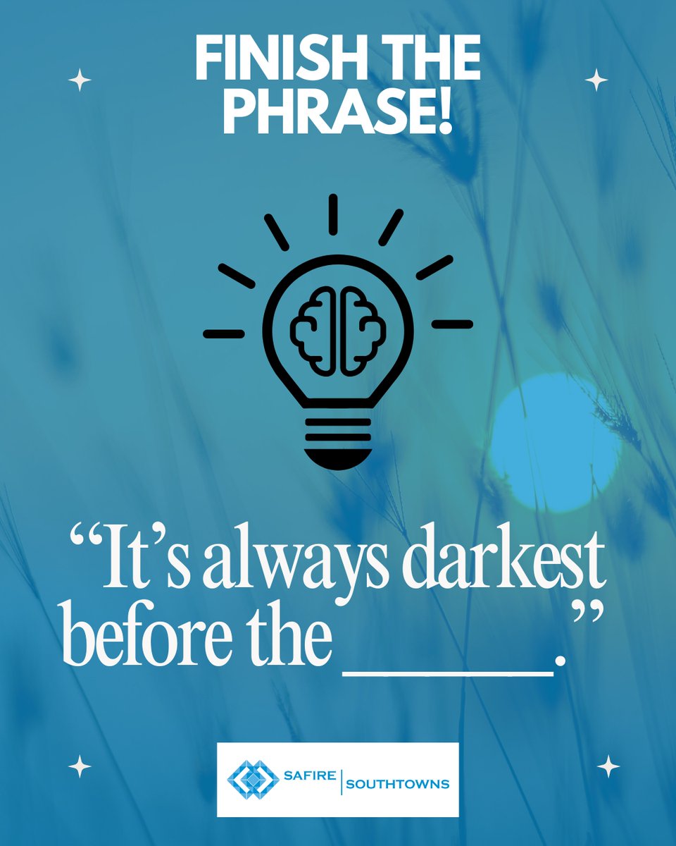 🌅 It’s always darkest before the...

....dawn. 🌅
Remember, even when things seem tough, brighter days are ahead! Stay positive, keep going, and always look for the light. ✨💪
💬 What keeps you going when times get tough? Share with us in the comments!

#StaySharp