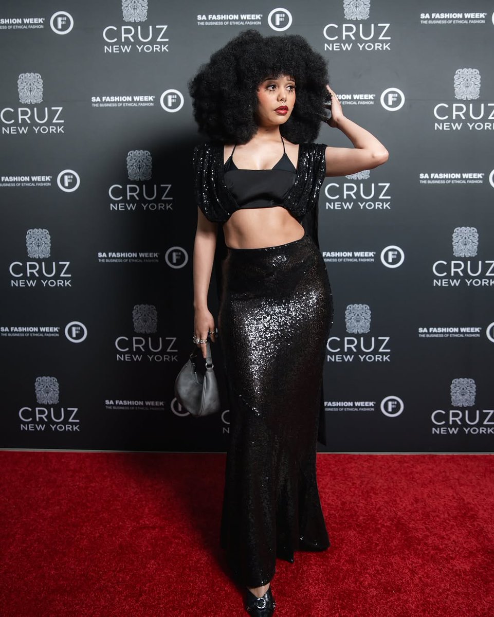 safashionweek's tweet photo. Here a bit of a throwback to our favourite Red Carpet Runway Looks for the #SAFW x @cruzvodka Opening Party last season - Look 9🔥
Who will be wearing what next week?
With #CRUZVODKA, you can #MakeItAnywhere!
#CRUZSAFW https://t.co/zXL7rc3WmK