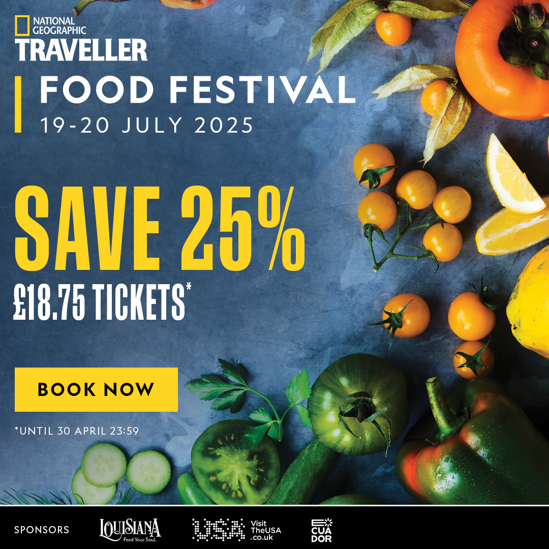 National Geographic Traveller (UK) (@natgeotraveluk) on Twitter photo šļø HUGE SAVING ON FOOD FESTIVAL TICKETS!
From Saturday 19 April, get your ticket to the <a href="/NatGeoTravelUK/">National Geographic Traveller (UK)</a> Food Festival for just £18.75.
š“ Big-name chefs, tastings, workshops
š London | šļø 19-20 July
š Offer ends 30 April ā donāt miss out
Tickets: ngtr.uk/43SzeRR šļø HUGE SAVING ON FOOD FESTIVAL TICKETS!
From Saturday 19 April, get your ticket to the <a href="/NatGeoTravelUK/">National Geographic Traveller (UK)</a> Food Festival for just £18.75.
š“ Big-name chefs, tastings, workshops
š London | šļø 19-20 July
š Offer ends 30 April ā donāt miss out
Tickets: ngtr.uk/43SzeRR