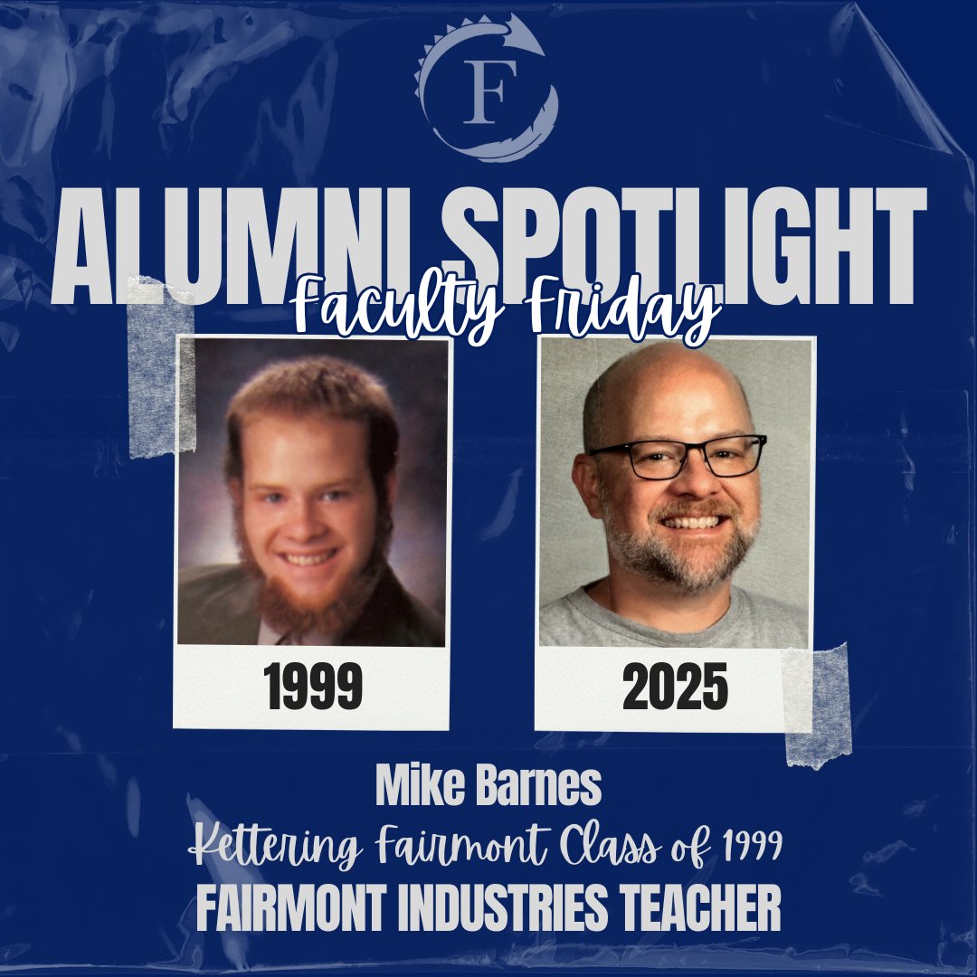 This week’s Faculty Friday spotlight is Mr. Mike Barnes, an Intervention Specialist at Fairmont Industries since 2016. He’s a proud Kettering alumnus who loves classic cars! #alumni #spotlight #tradition #EverFaithful #excellence