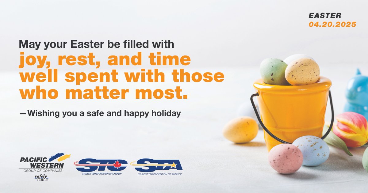 This Easter weekend, wishing you a joyful holiday and safe travels.
#SafelyHome #HappyEaster #SafeTravels #Easter2025