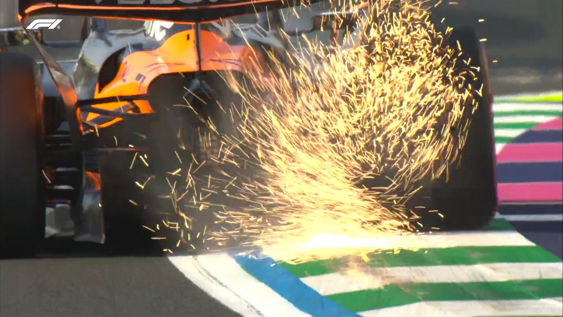 Parte trasera del coche de Lando Norris. Fuente: Twitter Formula 1