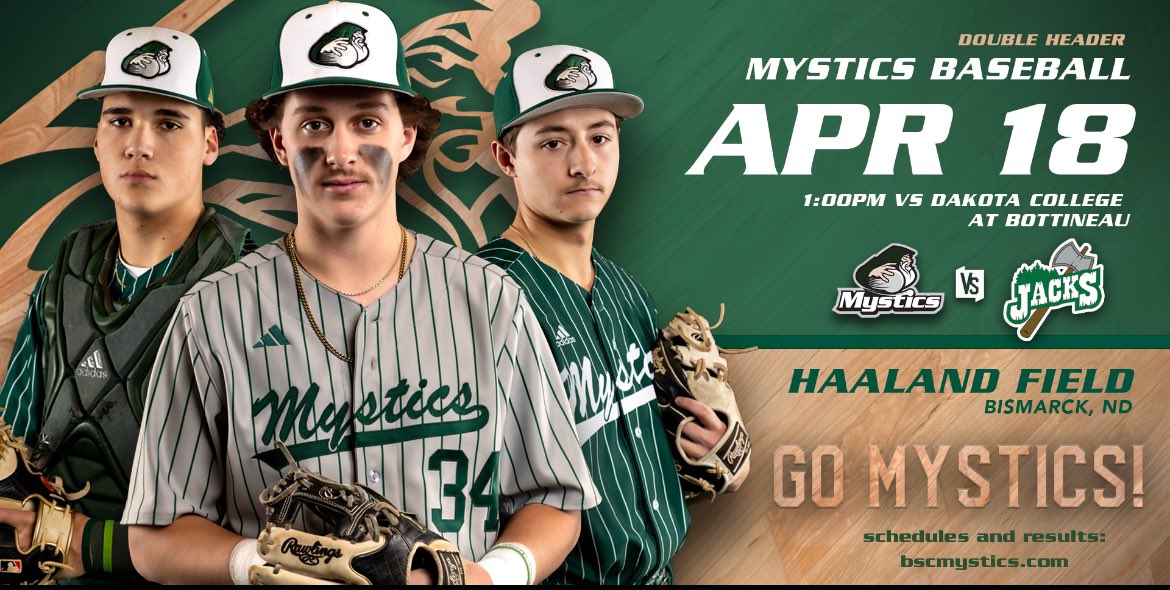 Stics kick off 4 games in Bismarck this weekend with a doubleheader vs DCB! #rollstics🔮🔮