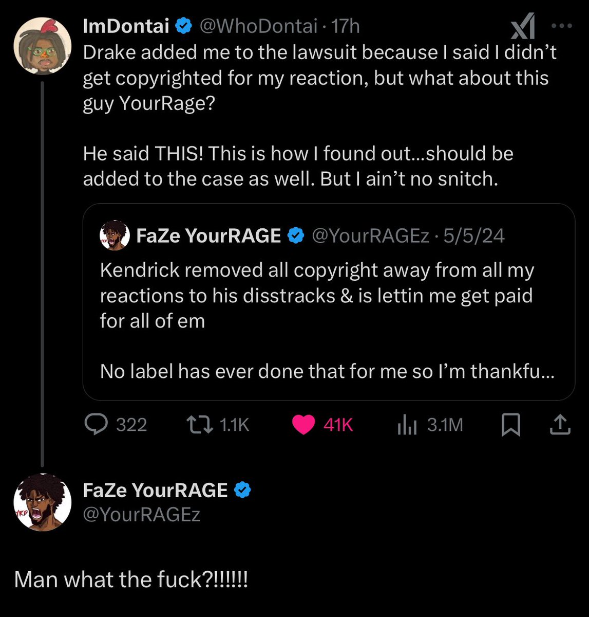 AkademiksTV's tweet photo. Someone send this to Drake’s lawyers ASAP they let a suspect fall through the cracks https://t.co/QuLe0zchRO