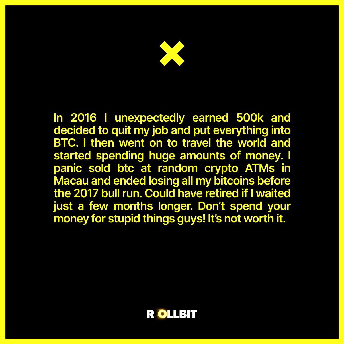 coinfessions's tweet image. I decided to quit my job and put everything into BTC.