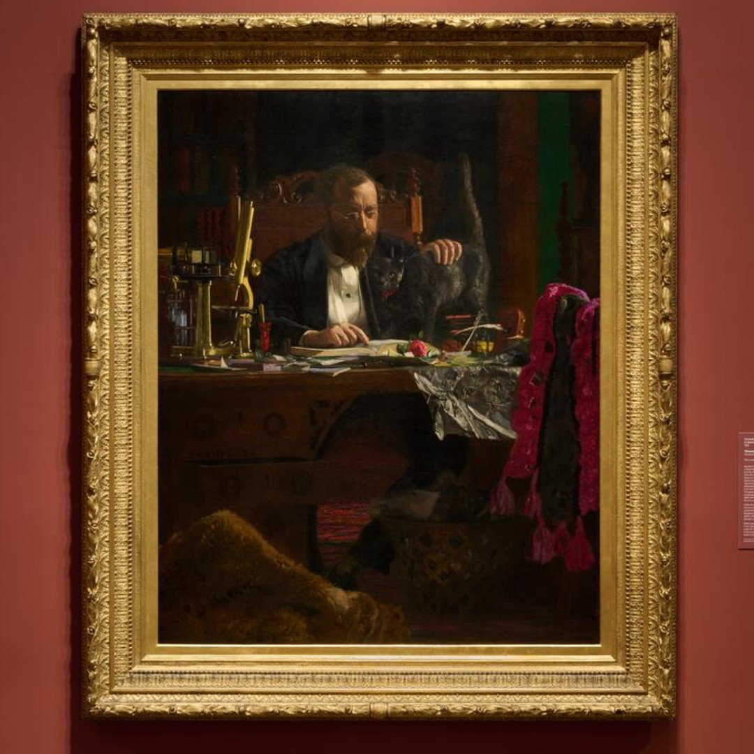 Philadelphia Museum of Art (@philamuseum) on Twitter photo A rare visit from a Philly legend.
This Eakins painting is on loan from Crystal Bridges through May 19. Catch it next to "The Gross Clinic" while you still can.
πΌοΈ "Portrait of Professor Benjamin H. Rand," 1874, Thomas Eakins. Courtesy Crystal Bridges Museum of American Art. A rare visit from a Philly legend.
This Eakins painting is on loan from Crystal Bridges through May 19. Catch it next to "The Gross Clinic" while you still can.
πΌοΈ "Portrait of Professor Benjamin H. Rand," 1874, Thomas Eakins. Courtesy Crystal Bridges Museum of American Art.
