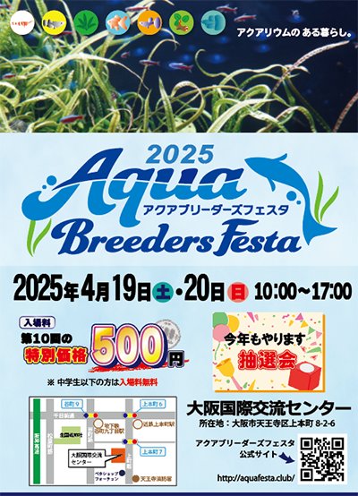 アクアブリーダーズフェスタ
みなさまのお越しをお待ちしております✨

＃4月19日 　(土)　　10時〜17時
＃ブース名　TEAM　変態めだか
＃変態希望小売価格でお待ちしております　＃グッピー