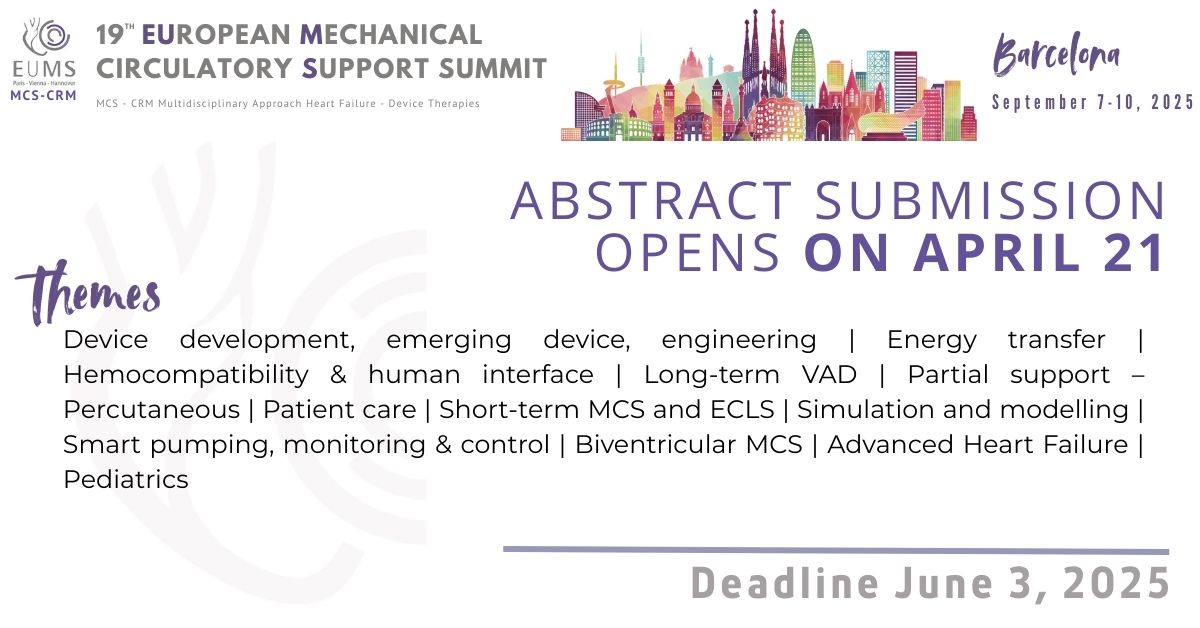 European Mechanical Circulatory Support Summit tweet media
