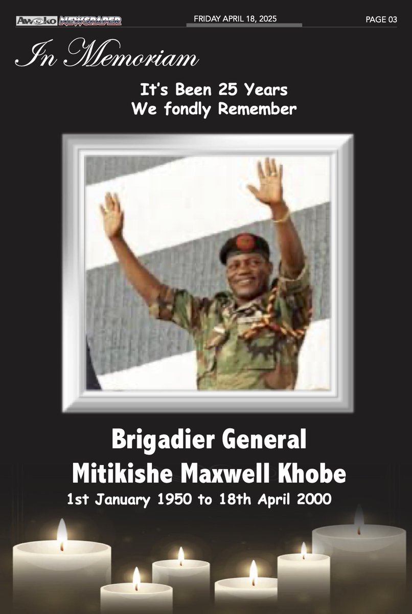 R.I.P My Commander.  #SierraLeone
#SaloneX
#SierraLeoneNewspapers
#Awokonewspaper
#freetown
Follow our channel whatsapp.com/channel/0029Va…