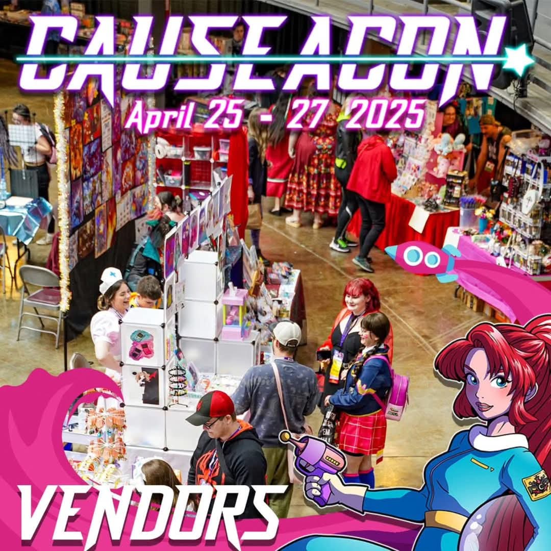 HaruStudios's tweet photo. Hey folks! I wanted to put out there in advance that we will be at #causeacon for the first time next weekend in WV! If your in the area be sure to stop by! We're excited to be attending!๐ can't wait to see everyone! https://t.co/nIsHjEyOcQ