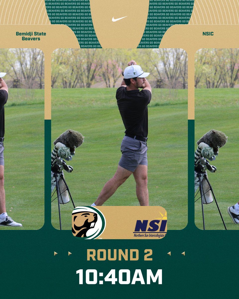 Beavers start to tee off at 10:40 this morning as day ✌️ of the #NSICMGolf Championship gets underway!

📈 scoreboard.clippd.com/tournaments/23…

#GoBeavers #BeaverTerritory