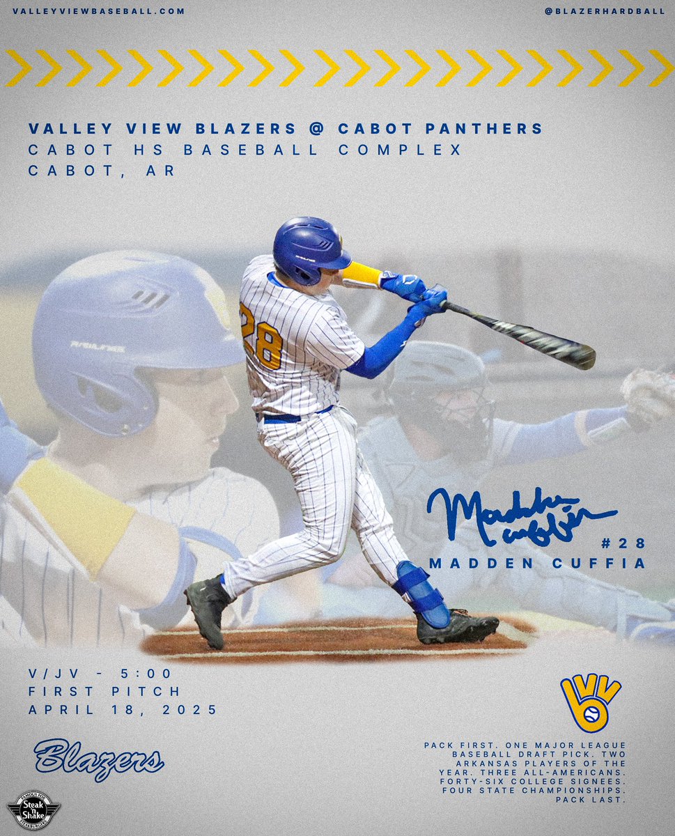 Pack heads south to take on Cabot!  First pitch has been pushed to 5:00!! #AAIT🐺